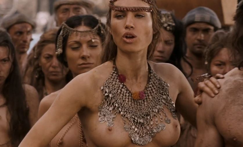 Behold! Let's welcome the nude boobs of Alina Puscau! As seen in Conan The Barbarian Movie