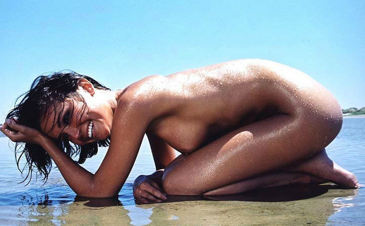 Belgium hot and naked model: Brigitta Callens! TITS!