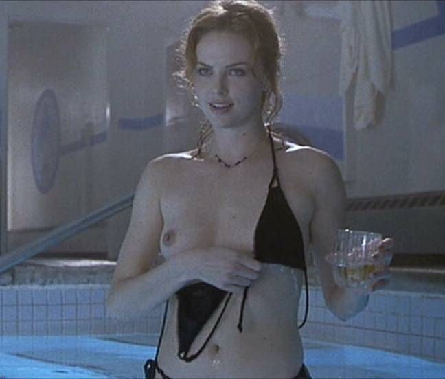 Charlize Theron titties shot - naked movie still - topless