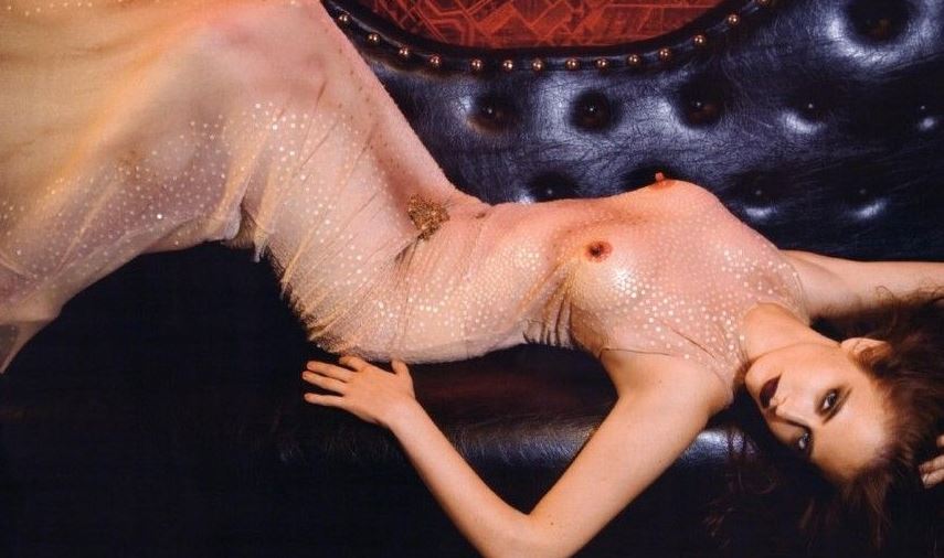 Eva Green sexy nipples in dress