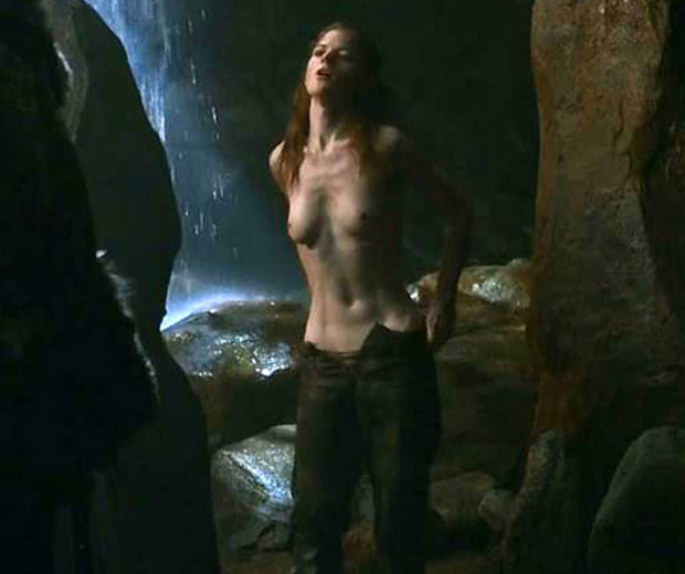 Hottie Rose Leslie tits boobs naked in game of thrones