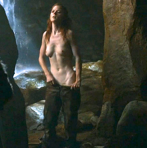 Hottie Rose Leslie topless boobs in Game of thrones