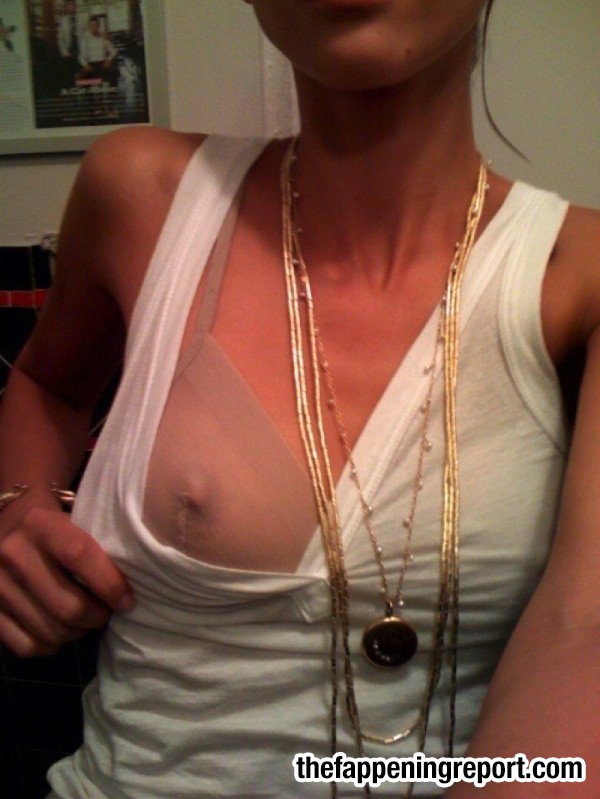 Jessica Alba nipple piercing - topless