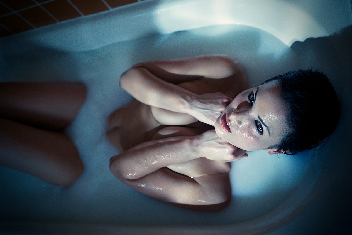 Katrina Law nude in bath