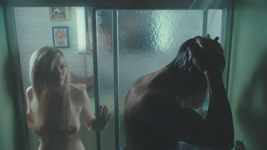 Kirsten Dunst naked shower scene! topless nude taking a shower! part 2