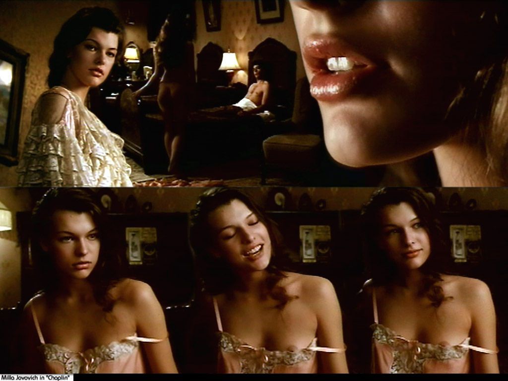 Milla Javovich topless movie screencaps - nudies