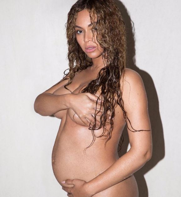 nude pregnant beyonce topless