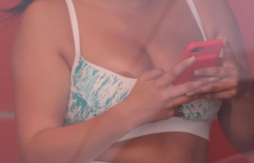 Celebrity Ariel Winter nipple slip boob at the gym