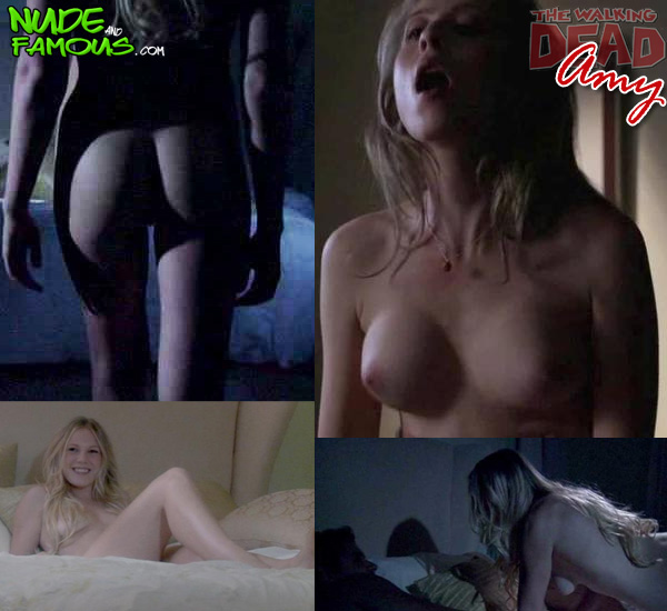 emma bell naked tits ass boobs in The Walking Dead