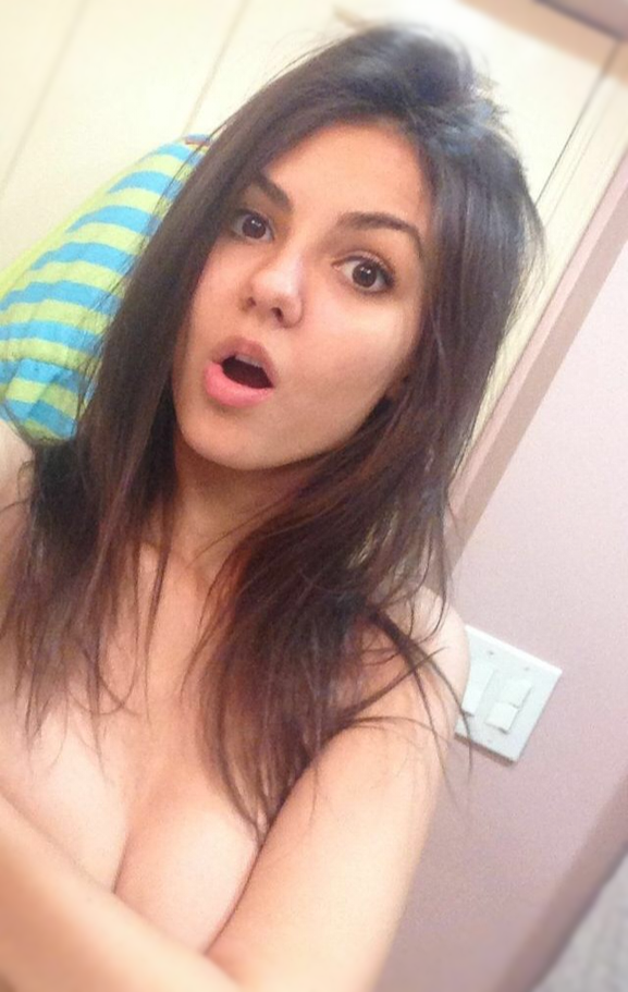 Victoria Justice nude selfies - showering showing titties - boobies