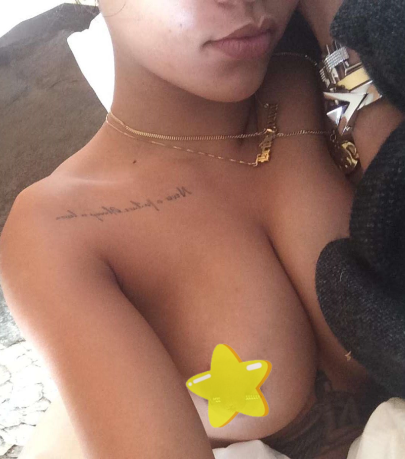 Rihanna topless nude photoshoot set leaked