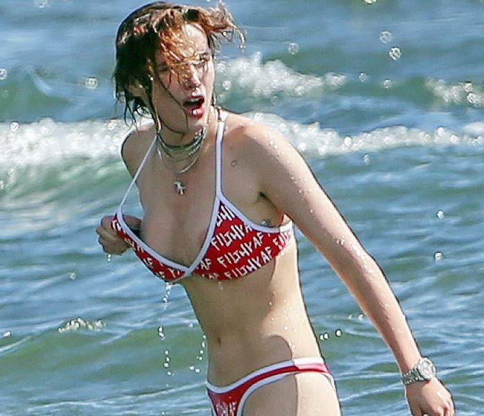 Bella thorne pussy slip