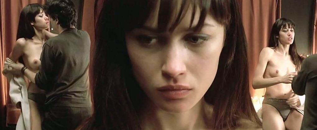 Beauty queen Olga Kurylenko gets stripped down... Exposing her boobies! Celeb tits topless!