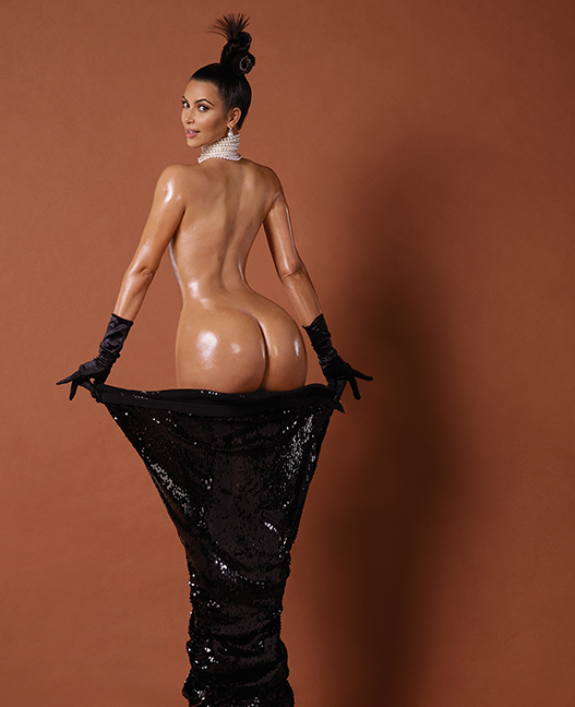 Go behind the scenes of kim kardashian's glittery nude photo shoot