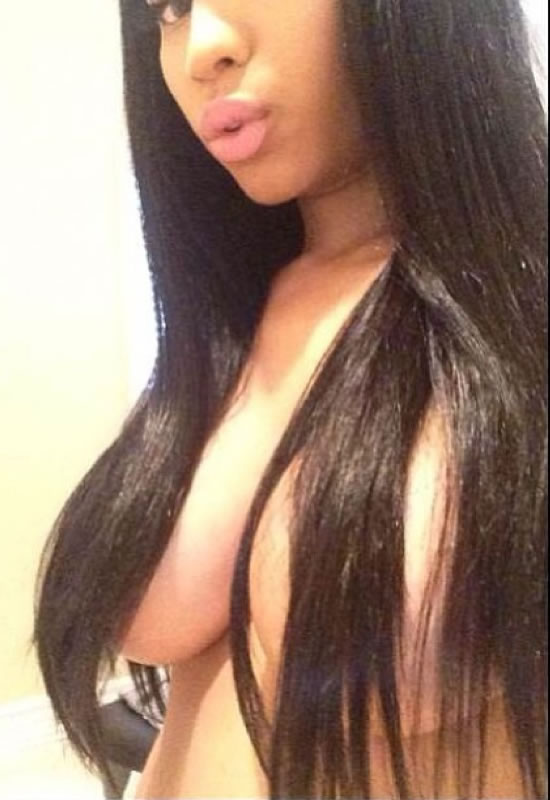 Nicki Minaj posted topless facebook picture