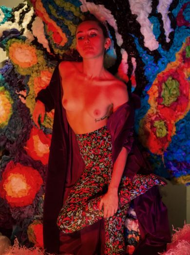 Once again celebrity tits boobs topless pics by Miley Cyrus