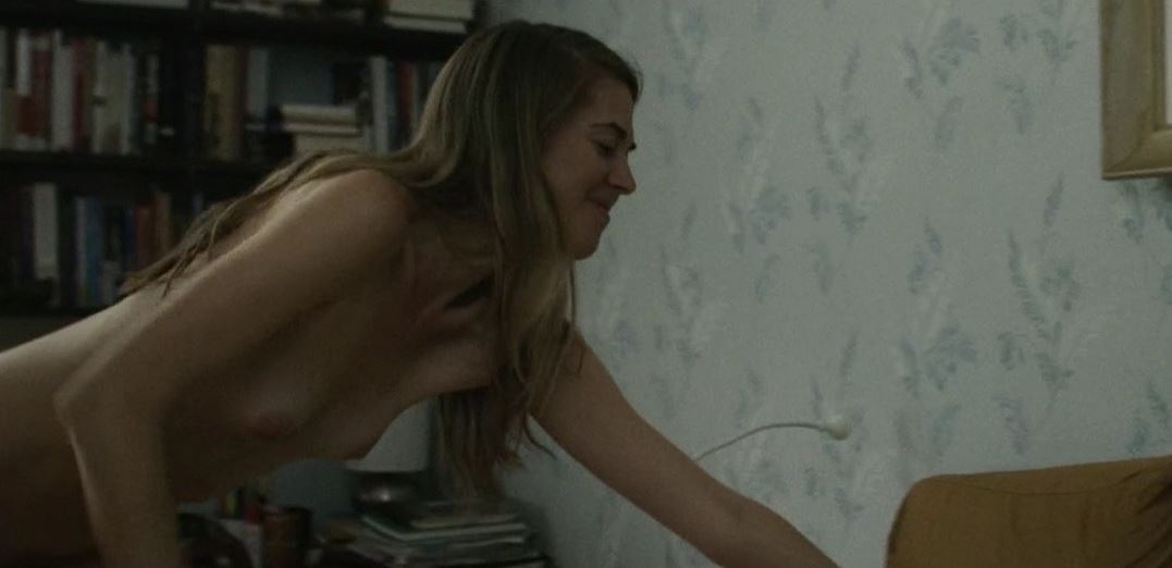 Sexy topless tits of celeb Lucy Owen nude...